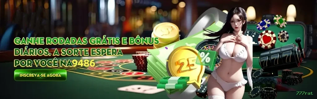 Bônus boas-vindas 777rat R$100